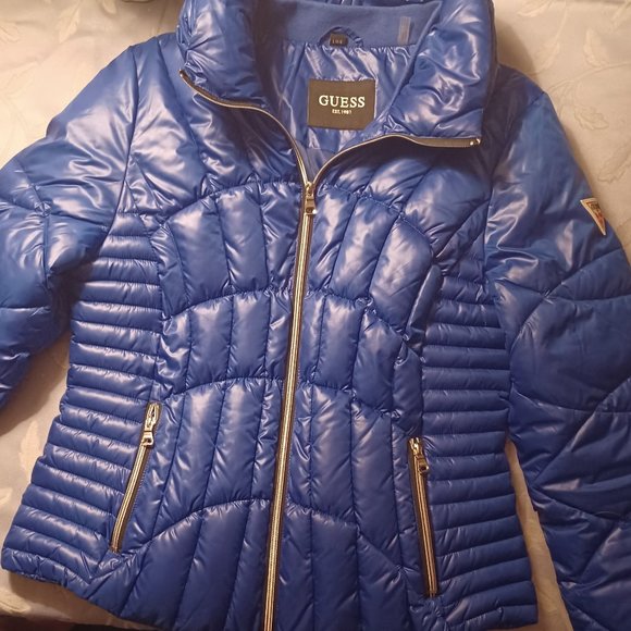 Cobalt blue Jacket Guess Brand - Picture 1 of 1